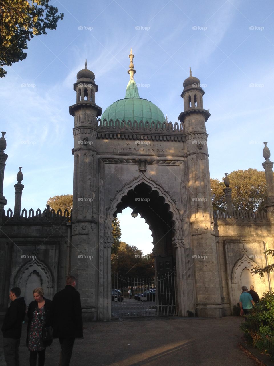 Ornate gateway