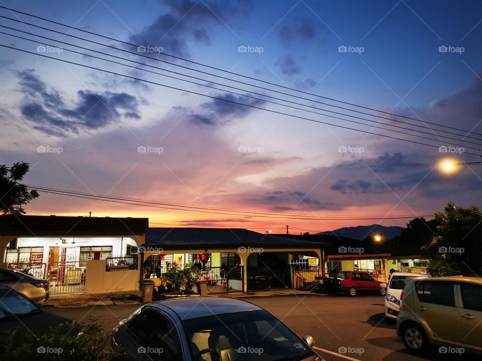 Sunset Always fell good