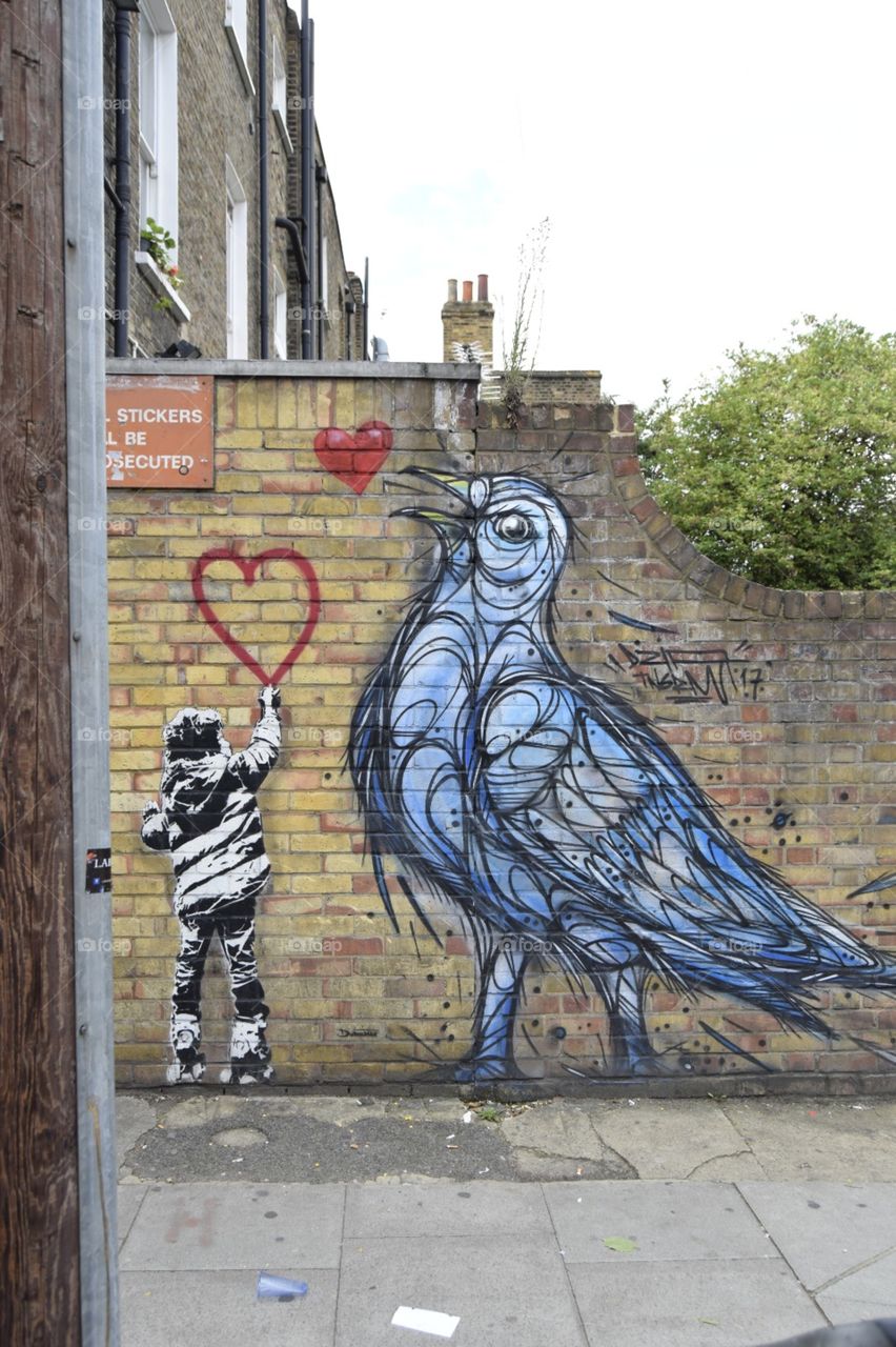 Wall. Camden town, London.