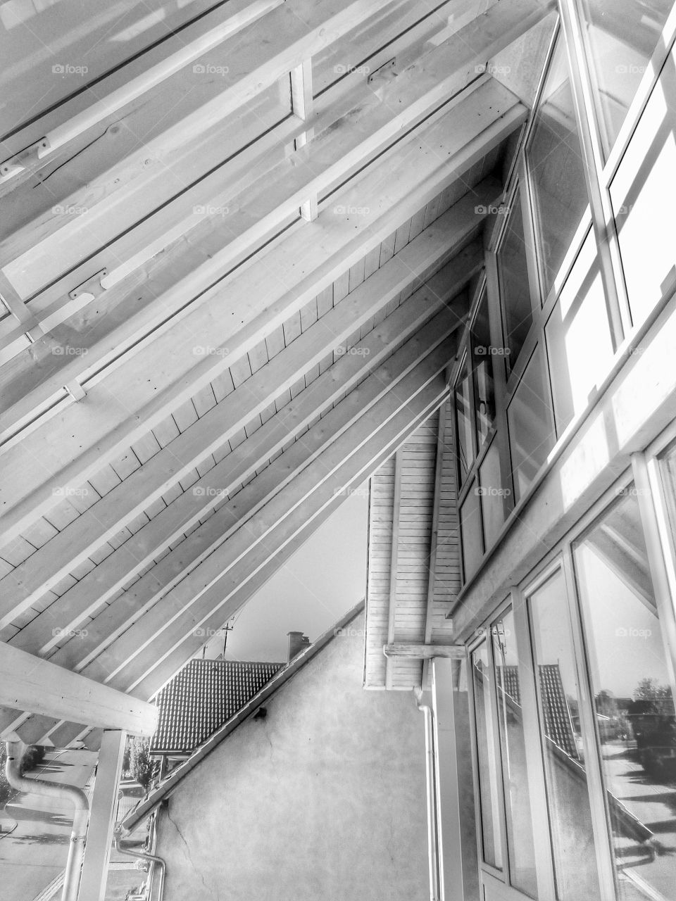 architect house with wood