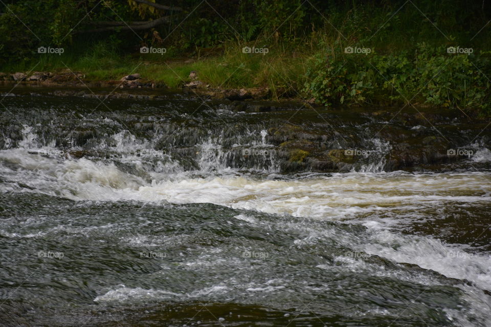 View of flowing water
