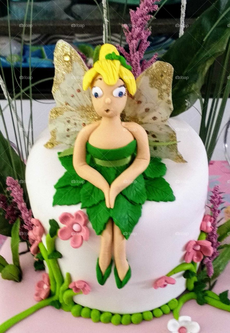 Tinkerbell cake