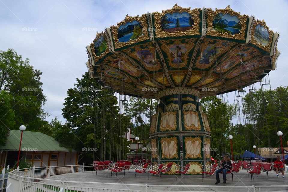 slingshot karusell in furuviksparken