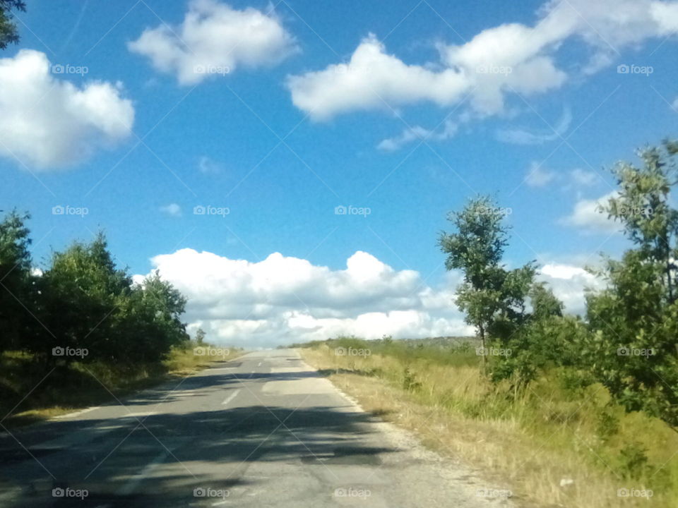 nature, sky, road, travel