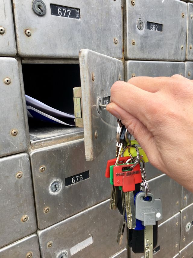 Open mailbox