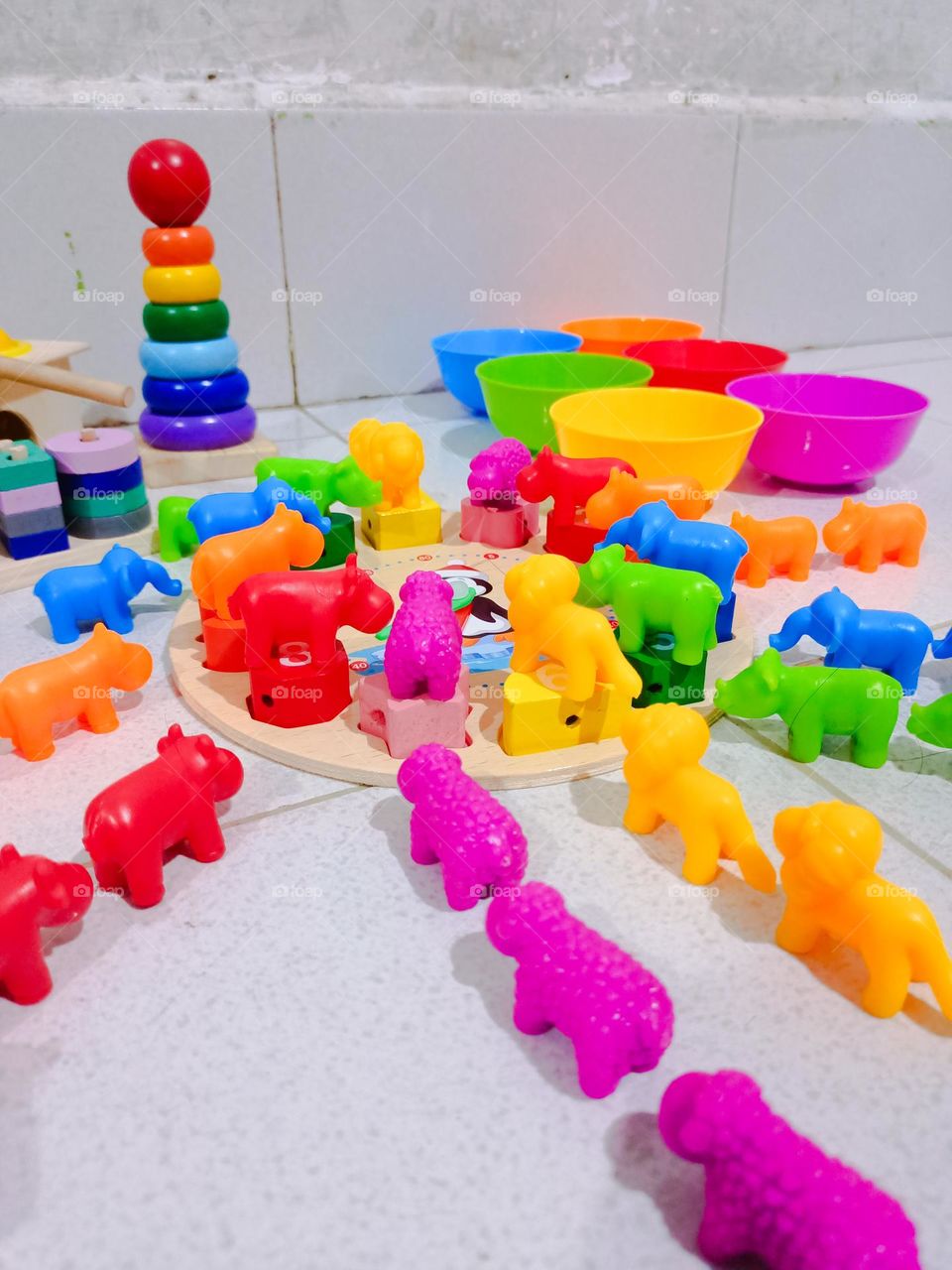 children wooden end plastic toys for learning for skills