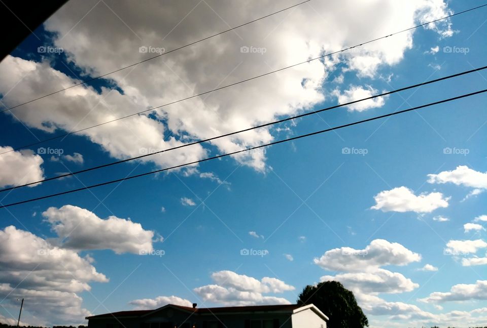 Clouds Floating Through