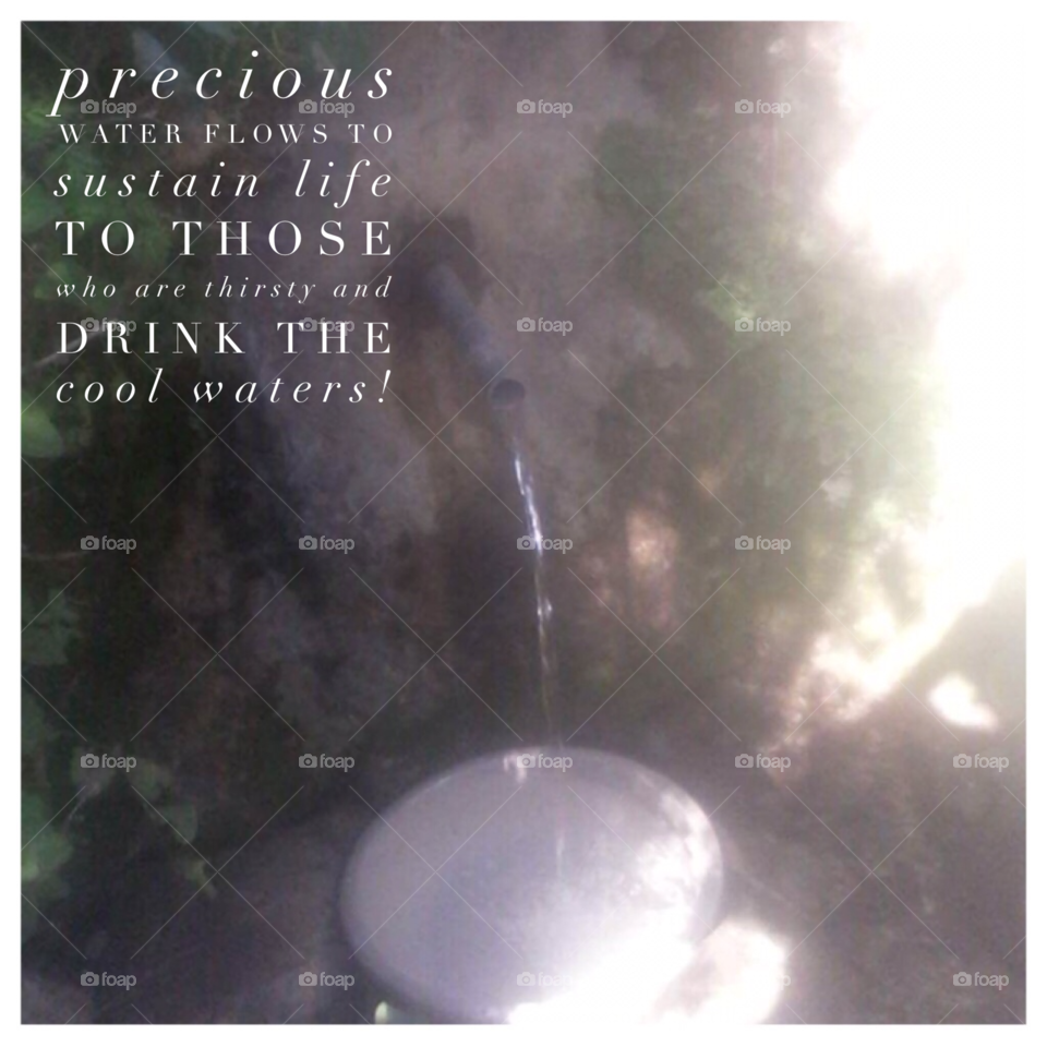 Source of Running water 