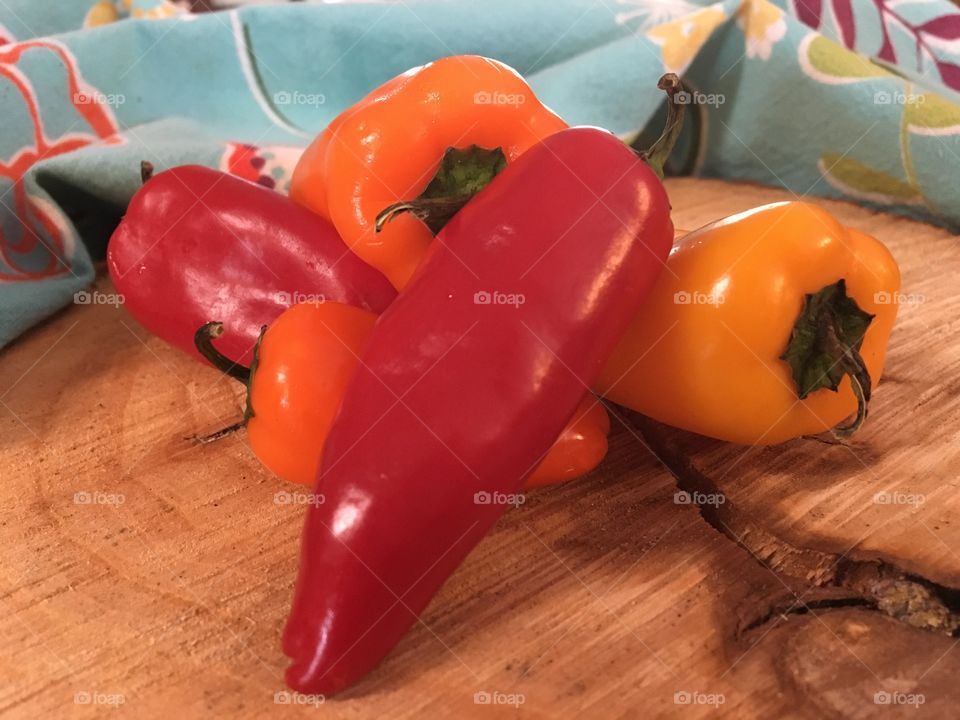 Multi Colored Sweet Peppers 