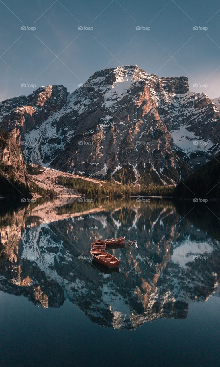 idyllischer Ort in den Bergen