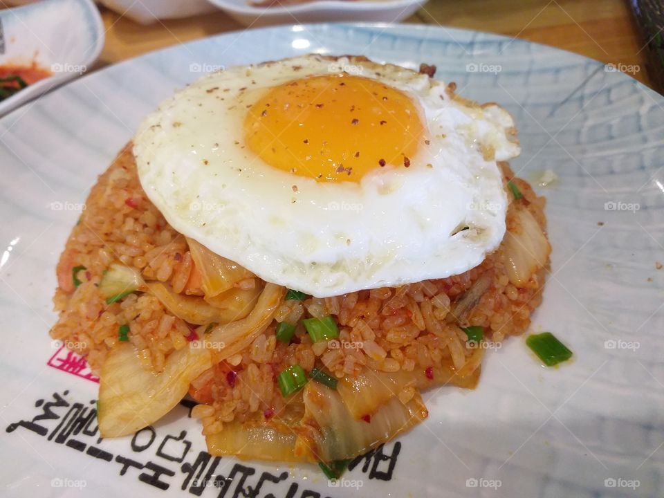 Korean food for the lunch