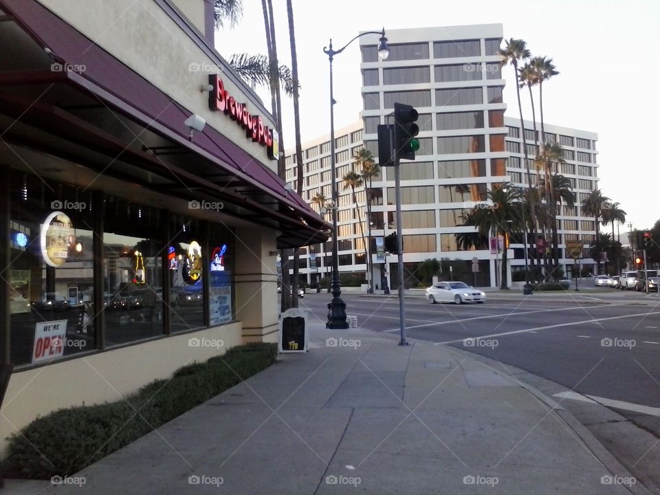 Corner of edge of Beverly Hills & largest office building in same.