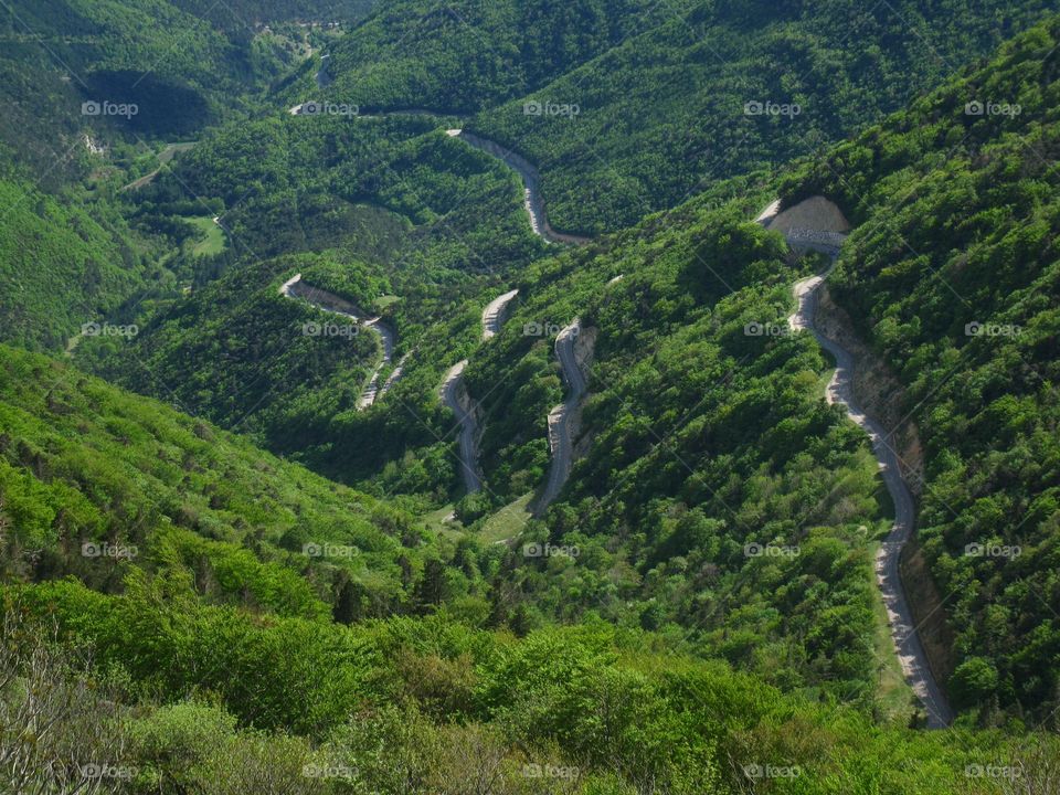 Scenic sight in Villard de lans in France