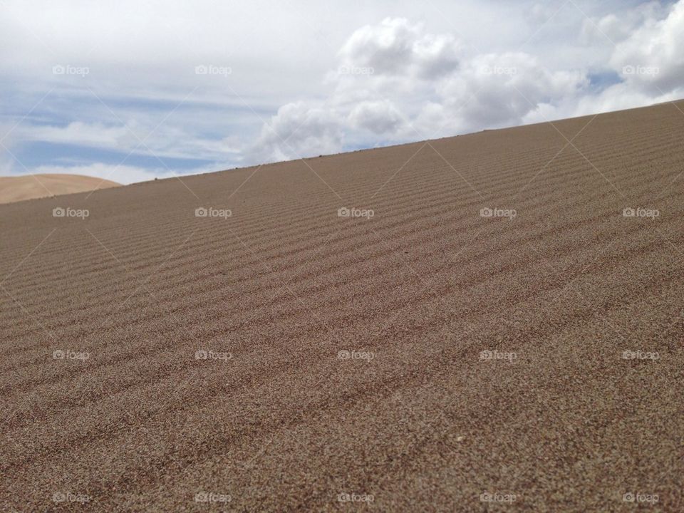 Waves of sand