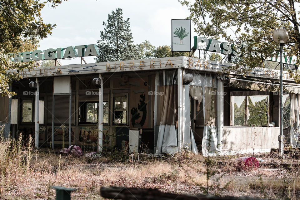 Greenland abandoned amusement park