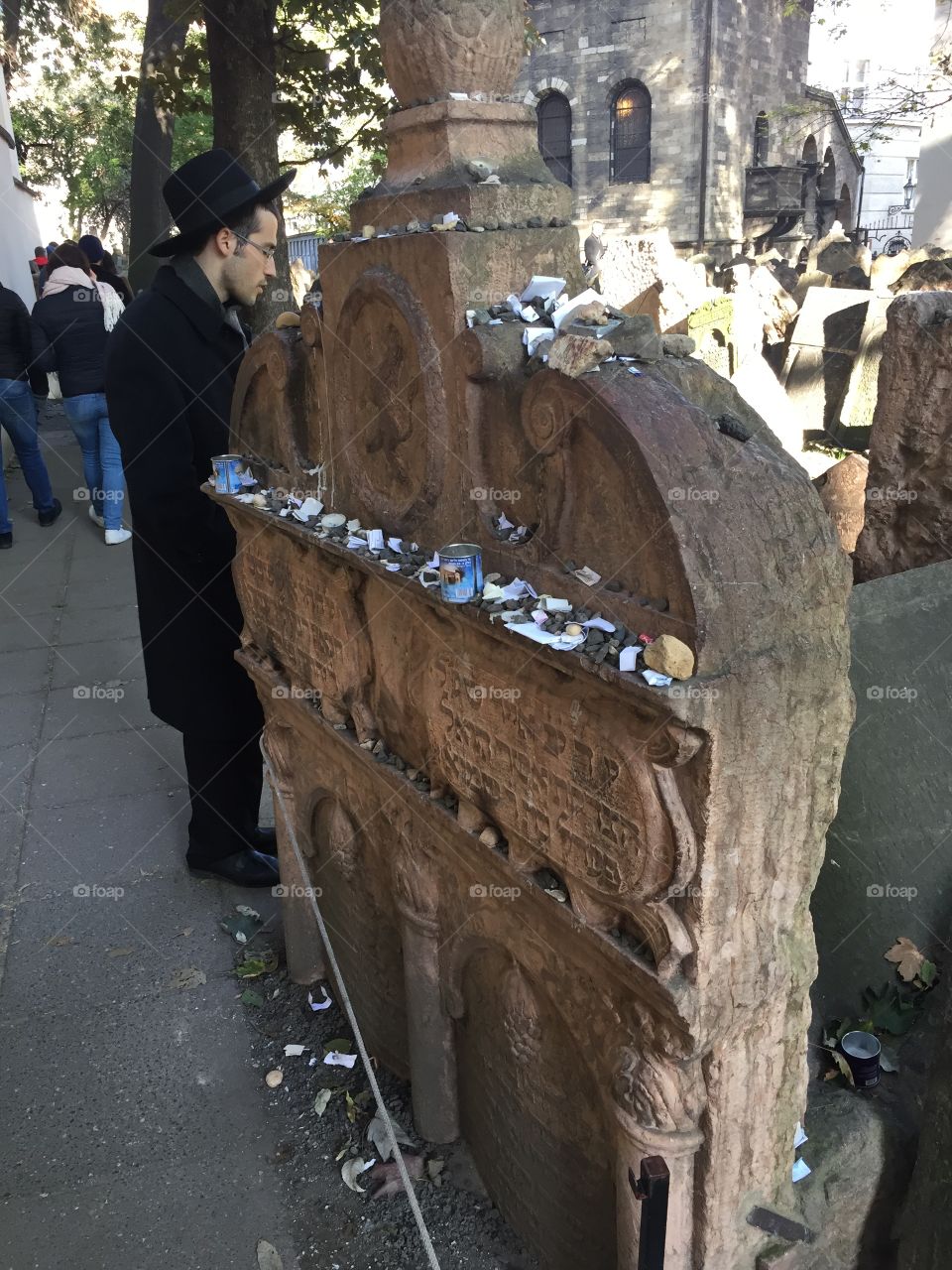 Jewish cemetery in Prague 