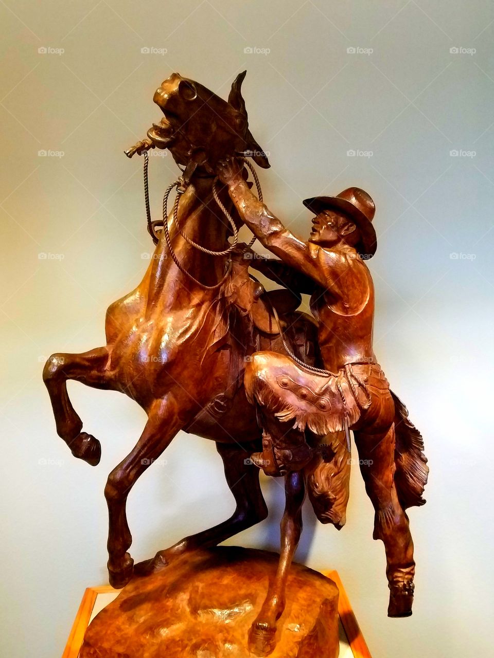 cowboy statue