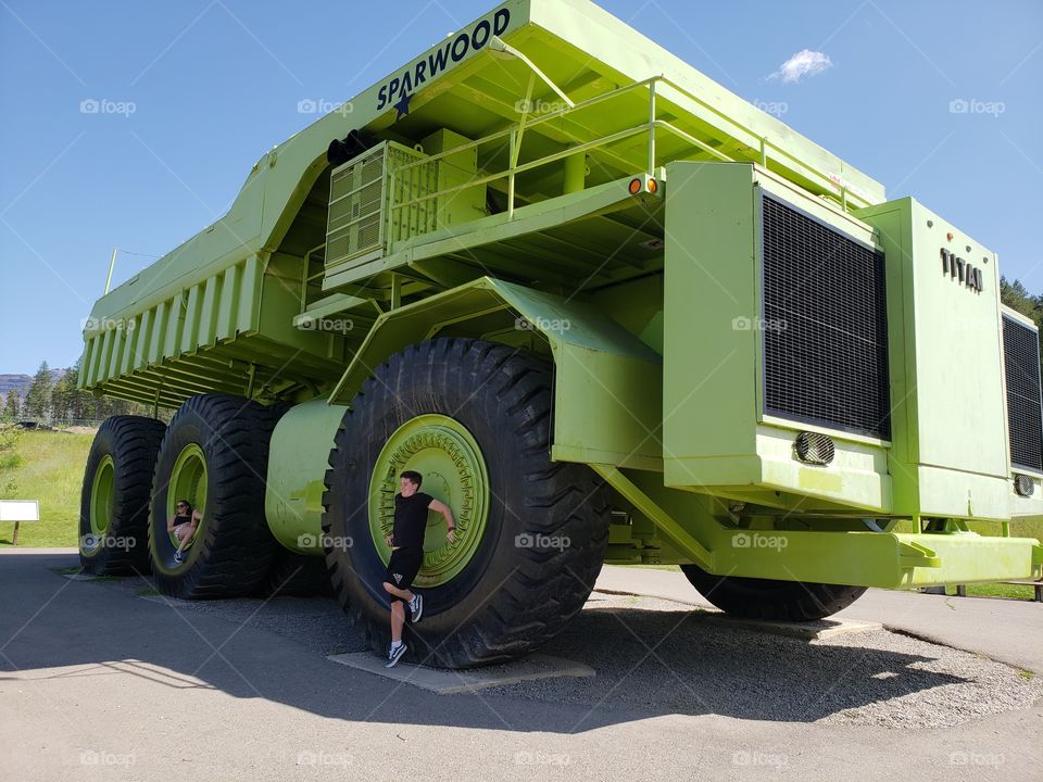 Large Industrial Mining Truck