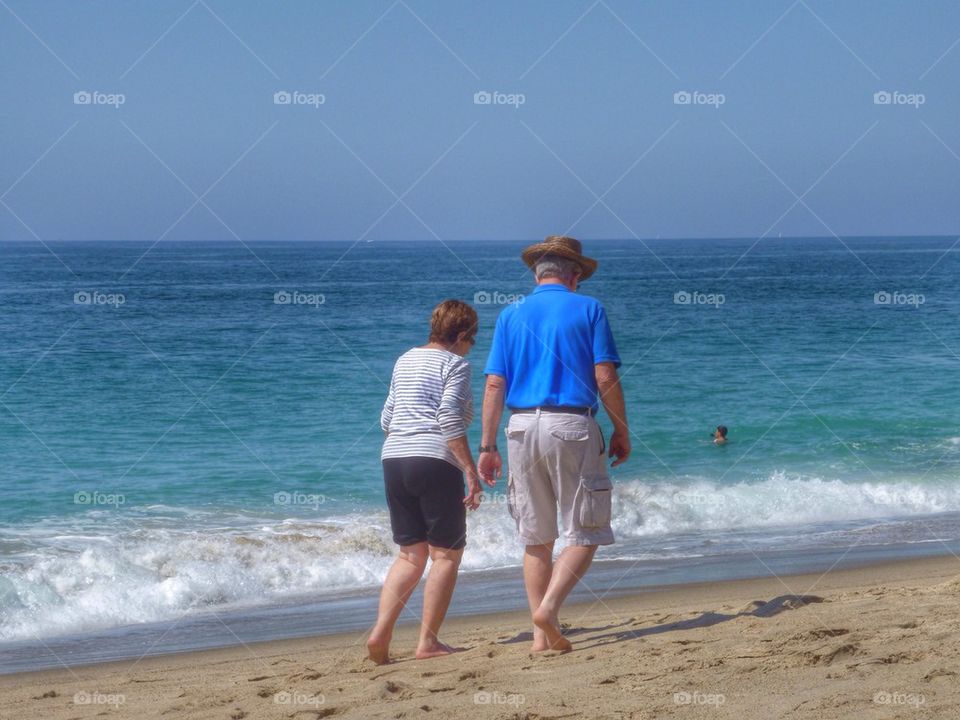 A walk at the beach