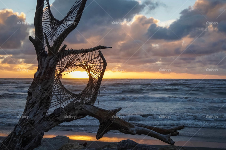 Sunset in Hokitika, New Zealand