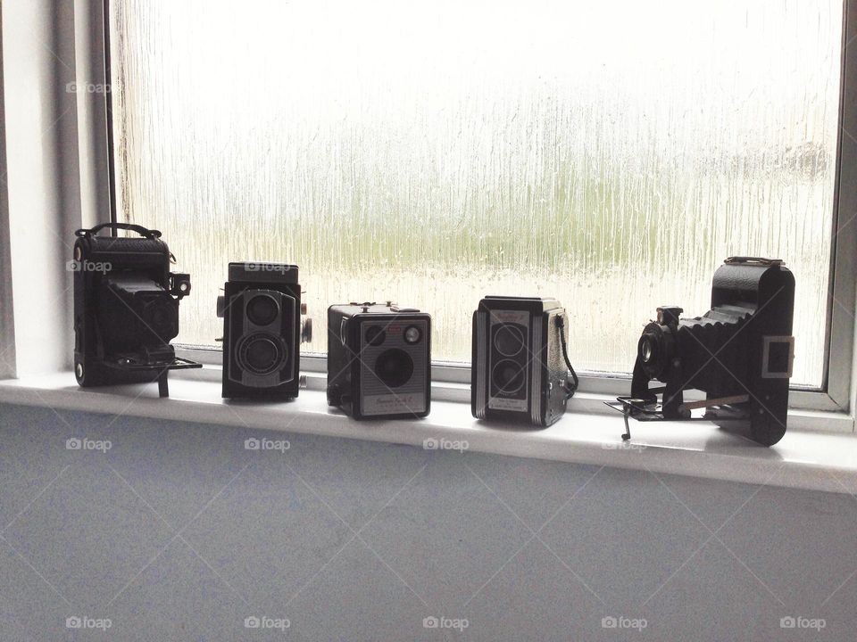 Vintage, cameras, nostalgia, antique, yesteryear, photography, part of my collection 