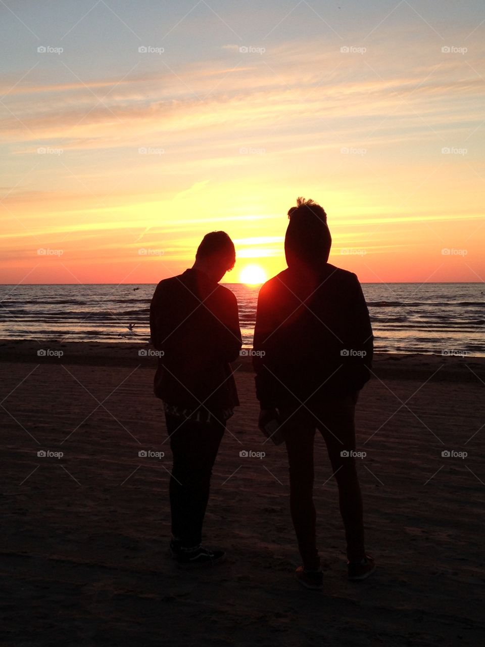 Sunset in Jurmala, Latvia