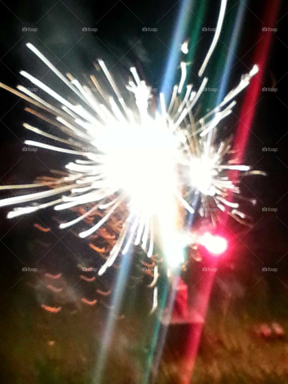 bright fireworks