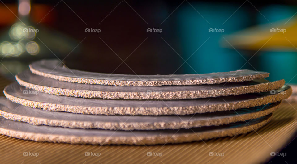 Welding Flux Stack Texture