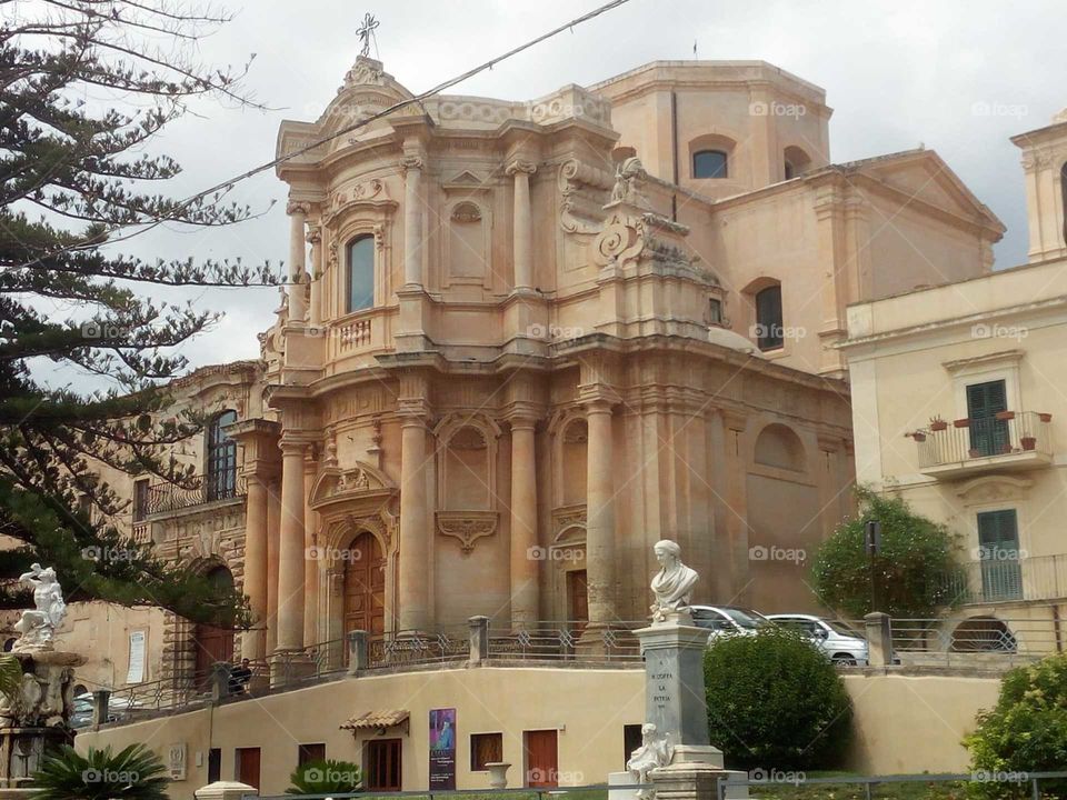 Baroque monument in Sicily