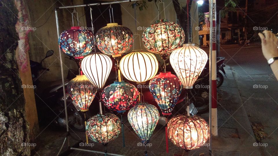 lantern. lanterns in a lantern shop