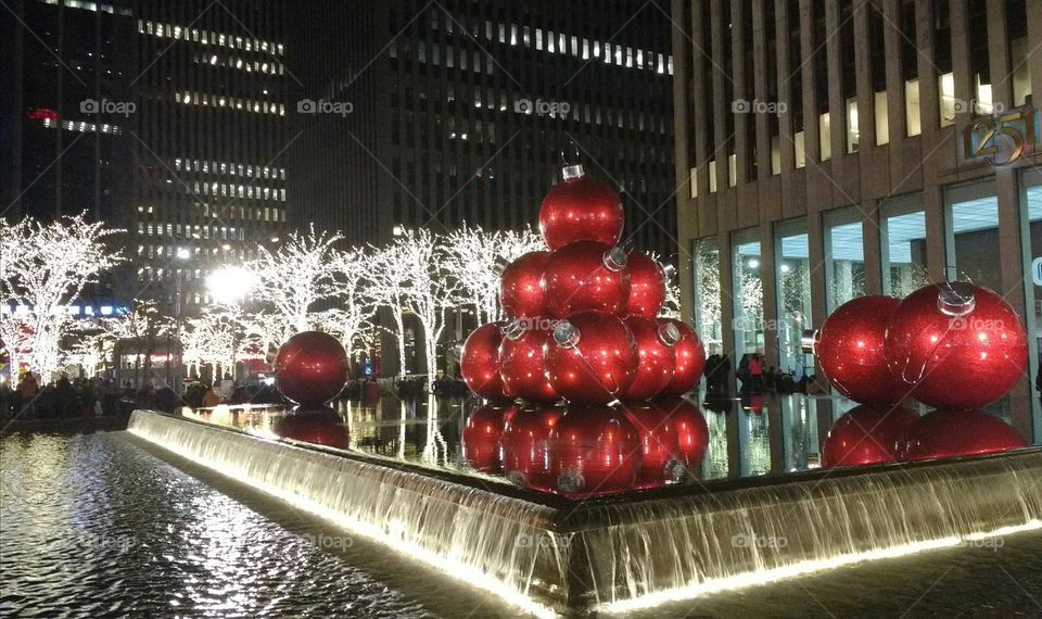 Avenue of the Americas NYC Christmas Time