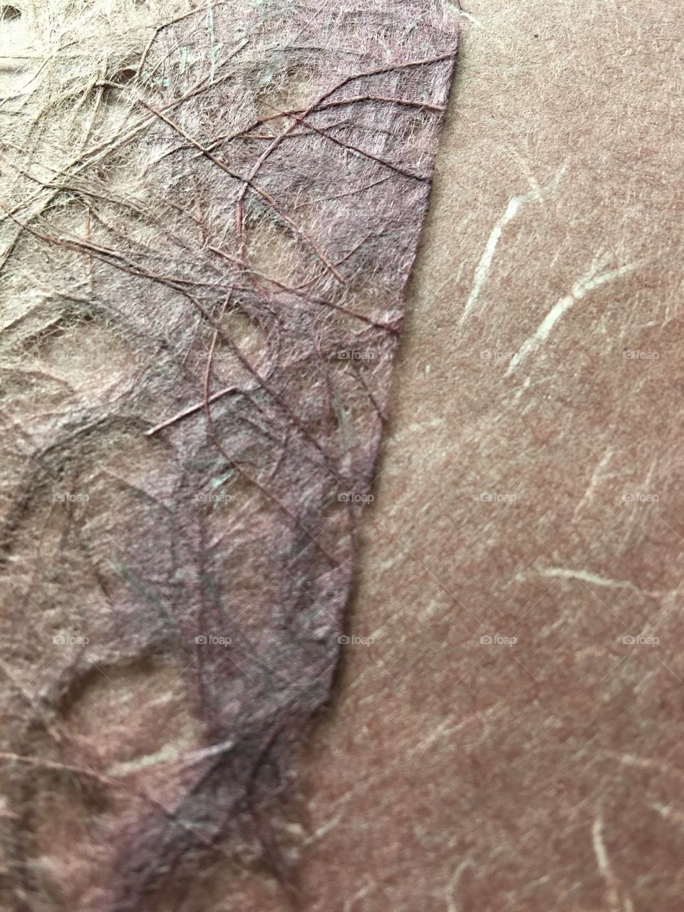 Purple and mauve handmade paper 