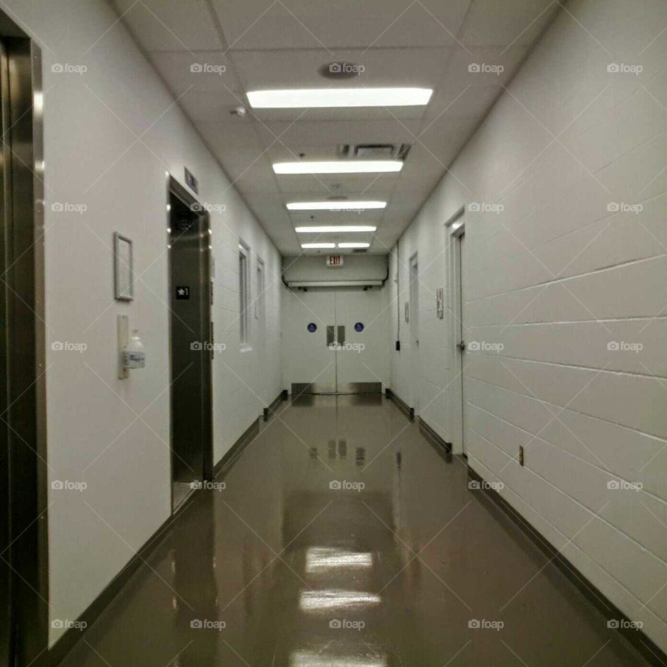 A hallway of many hallways.. What lies ahead? Nobody knows.