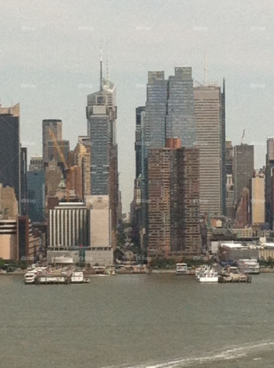 Looking straight down 5th ave