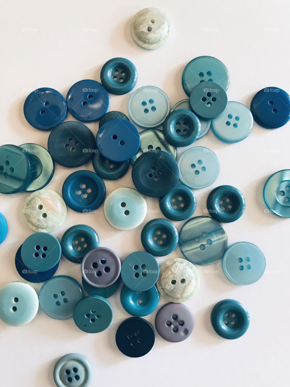 Blue buttons 