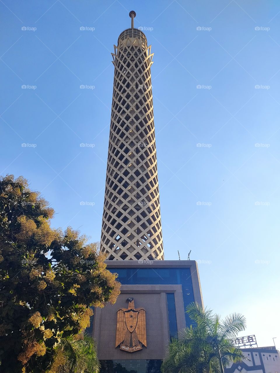 Cairo tower the highest tower at the capital of Egypt , Cairo