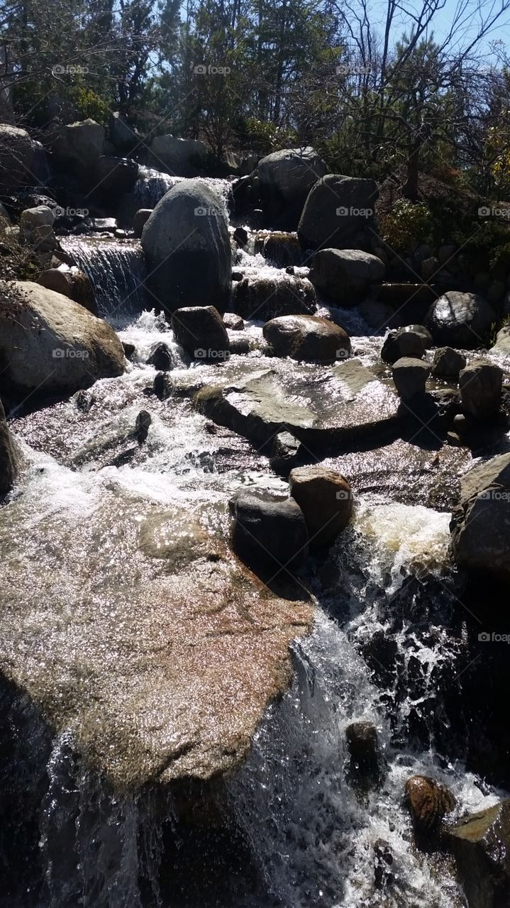 Rock Waterfall