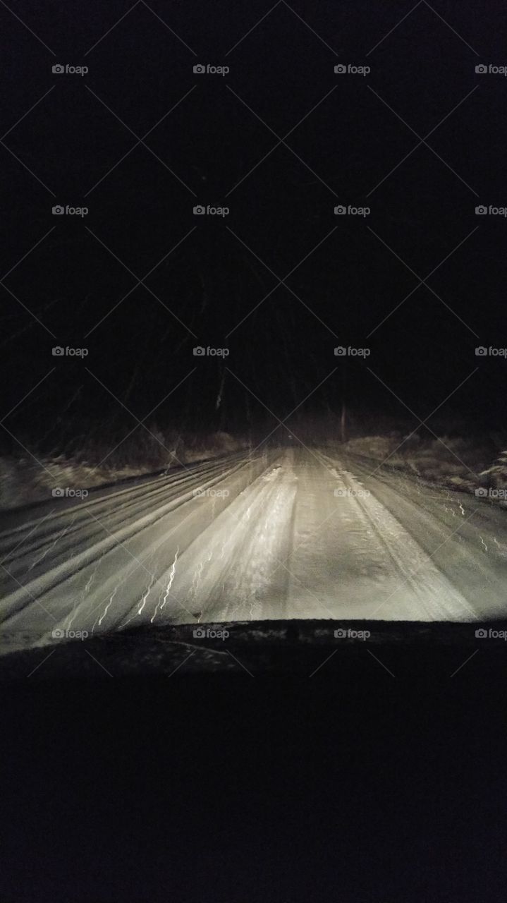 Winter Snow on the Roads
