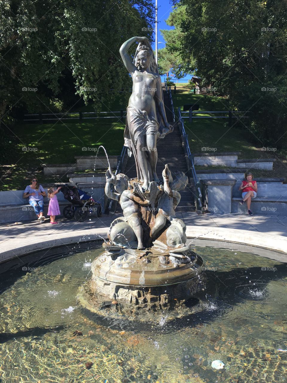 Grey Water Fountain Sculpture , Port Townsend 