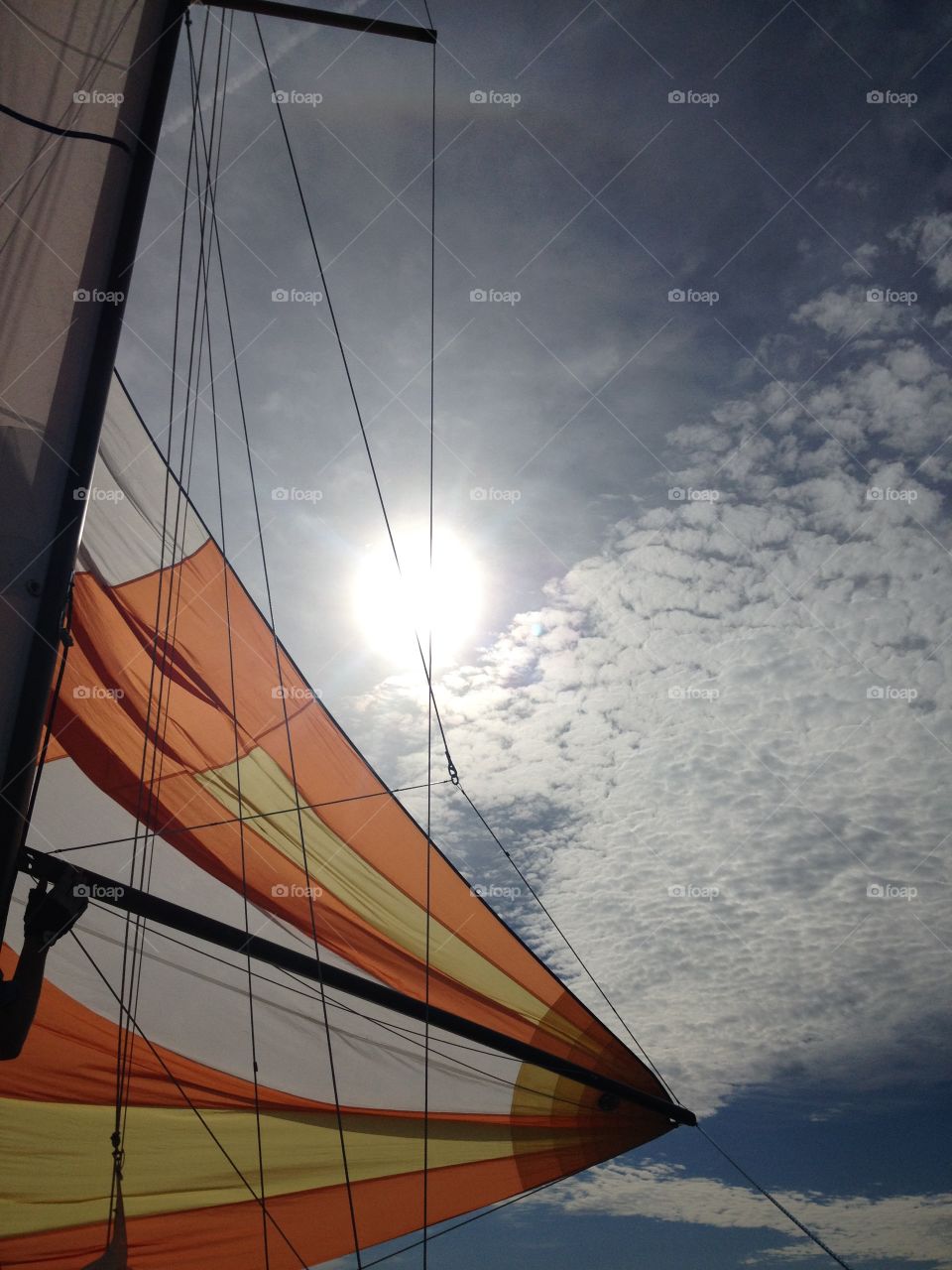 Spinnaker. Sailing on
Lake Ontario
Oswego, NY
June, 2015 