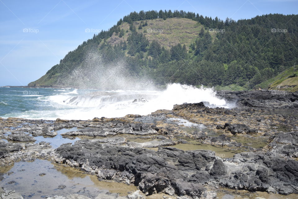 Crashing Surf, Oregon Coast