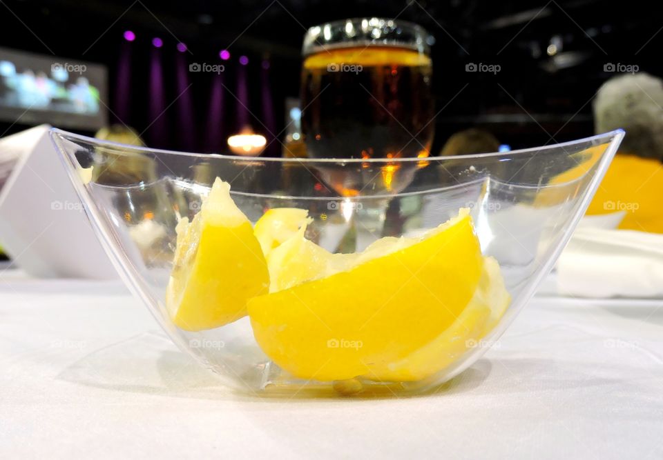 Lemons in a bowl 