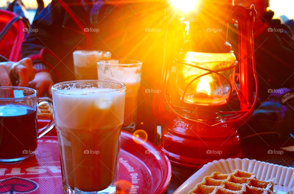 Get together at sunset