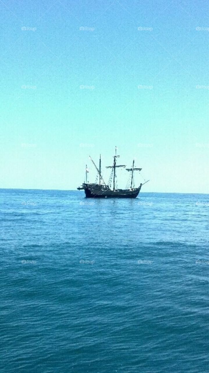 Pirate Ship in the lake