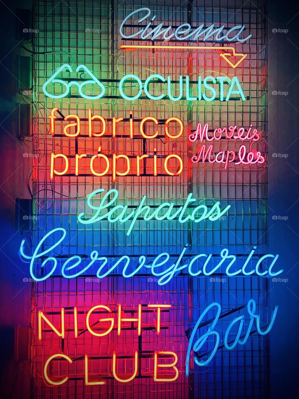 Neon sign