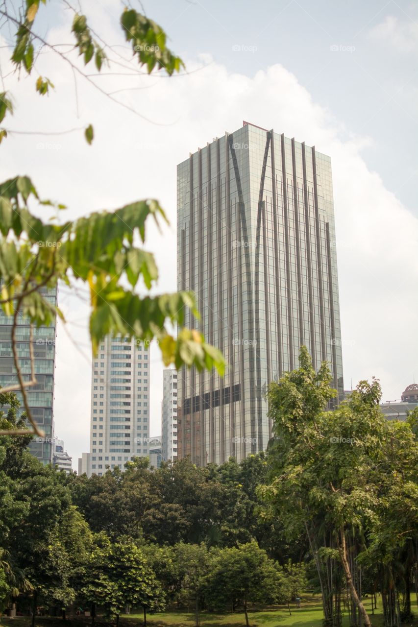 Tall building KL Malaysia 