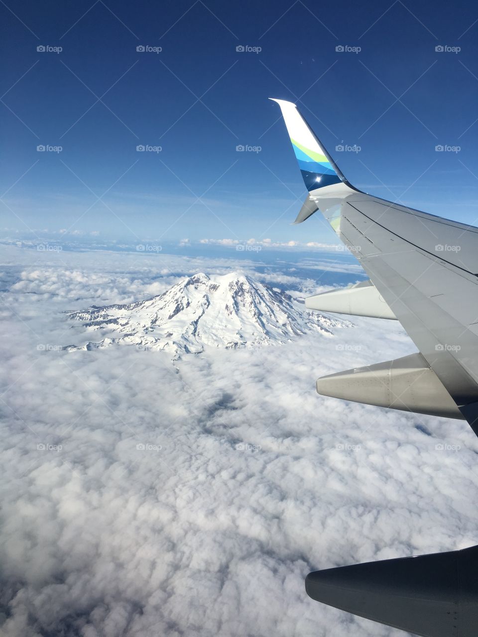 Mt. Rainier from 32,000 