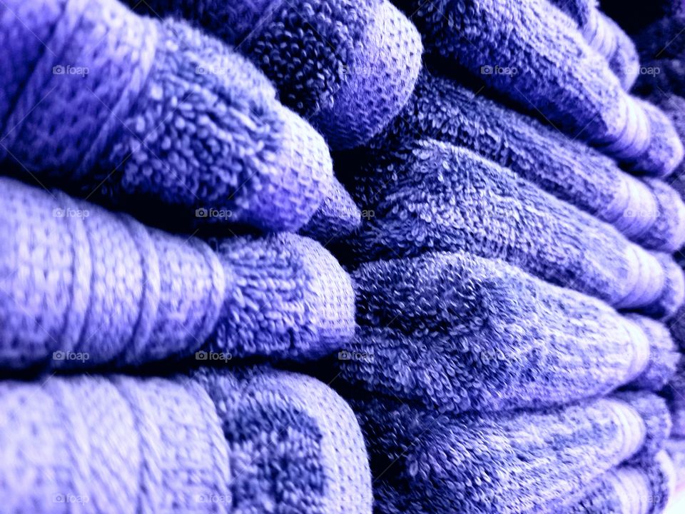 Stack of folded towels