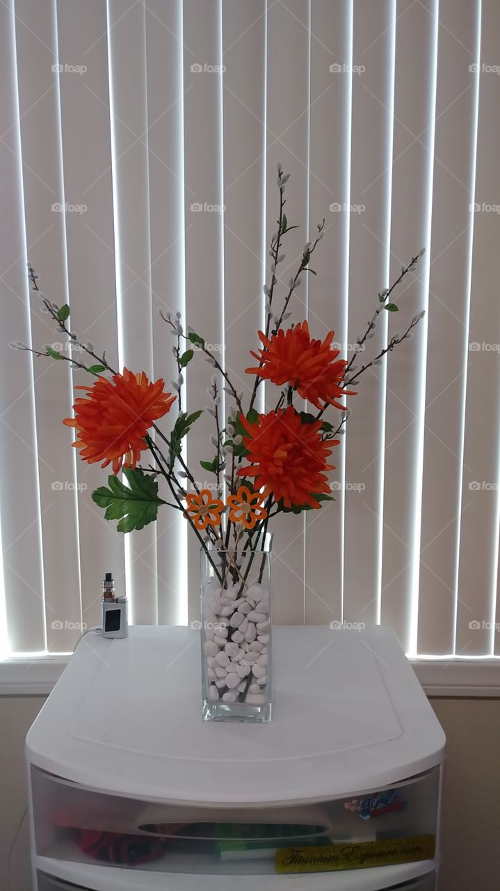 Floral arrangement in my room