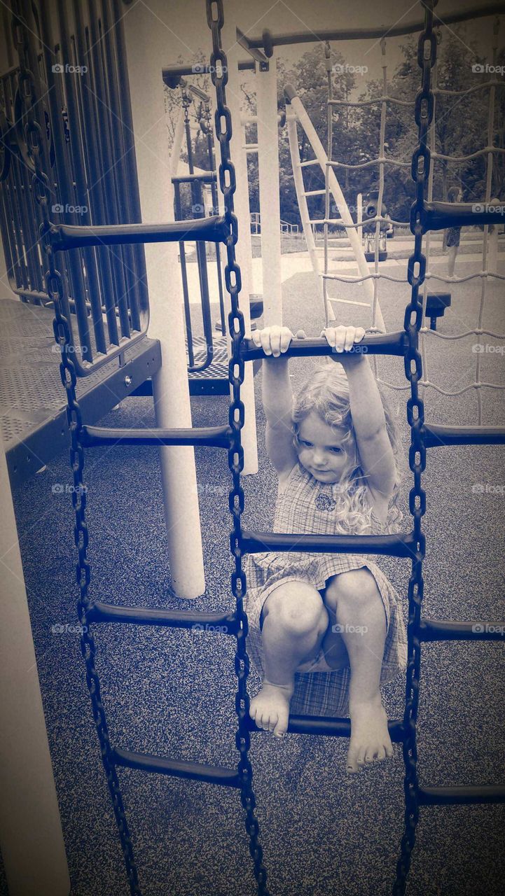 Girl on Playground